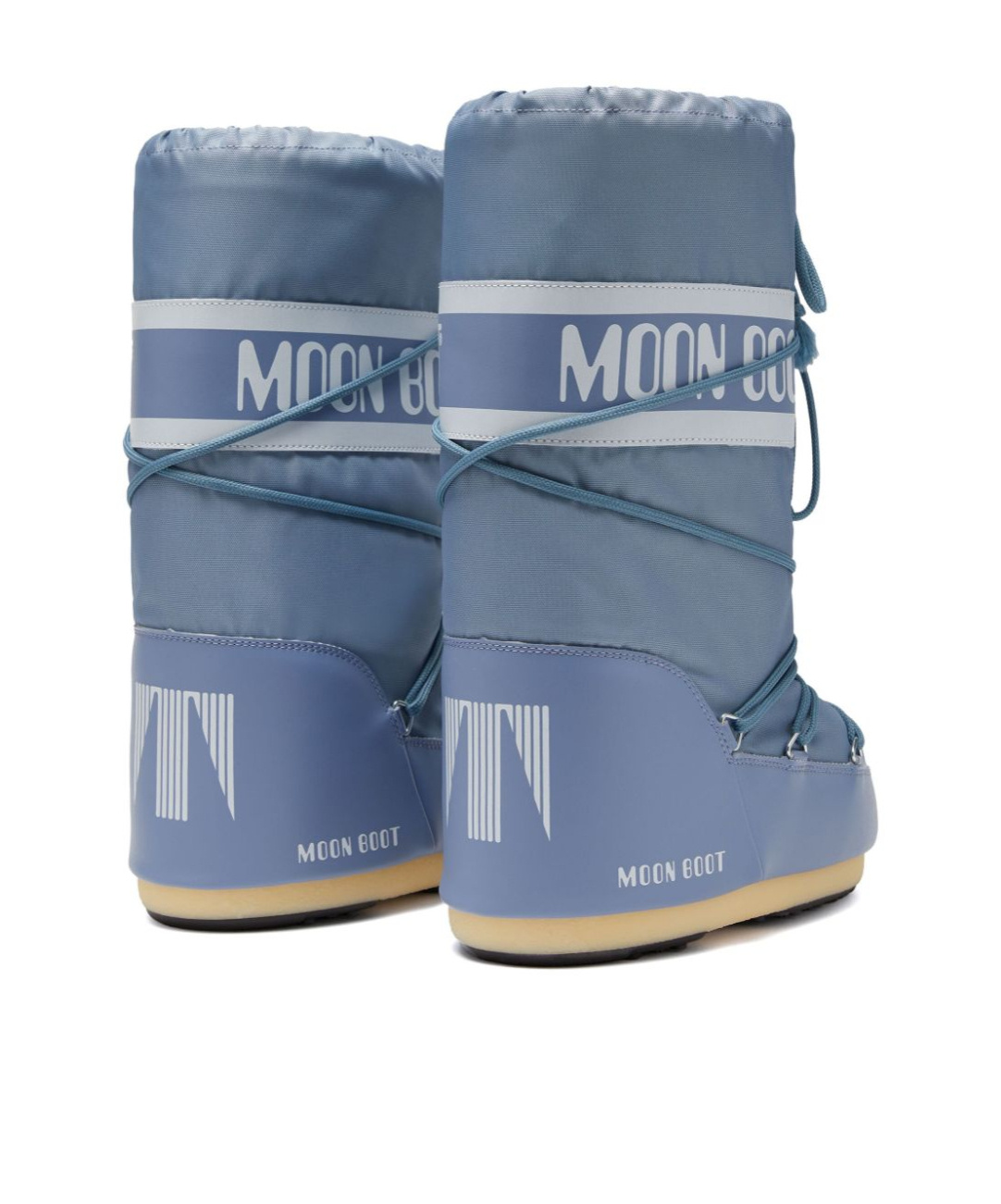 Moon Boot Icon Logo-print Boots In Blue