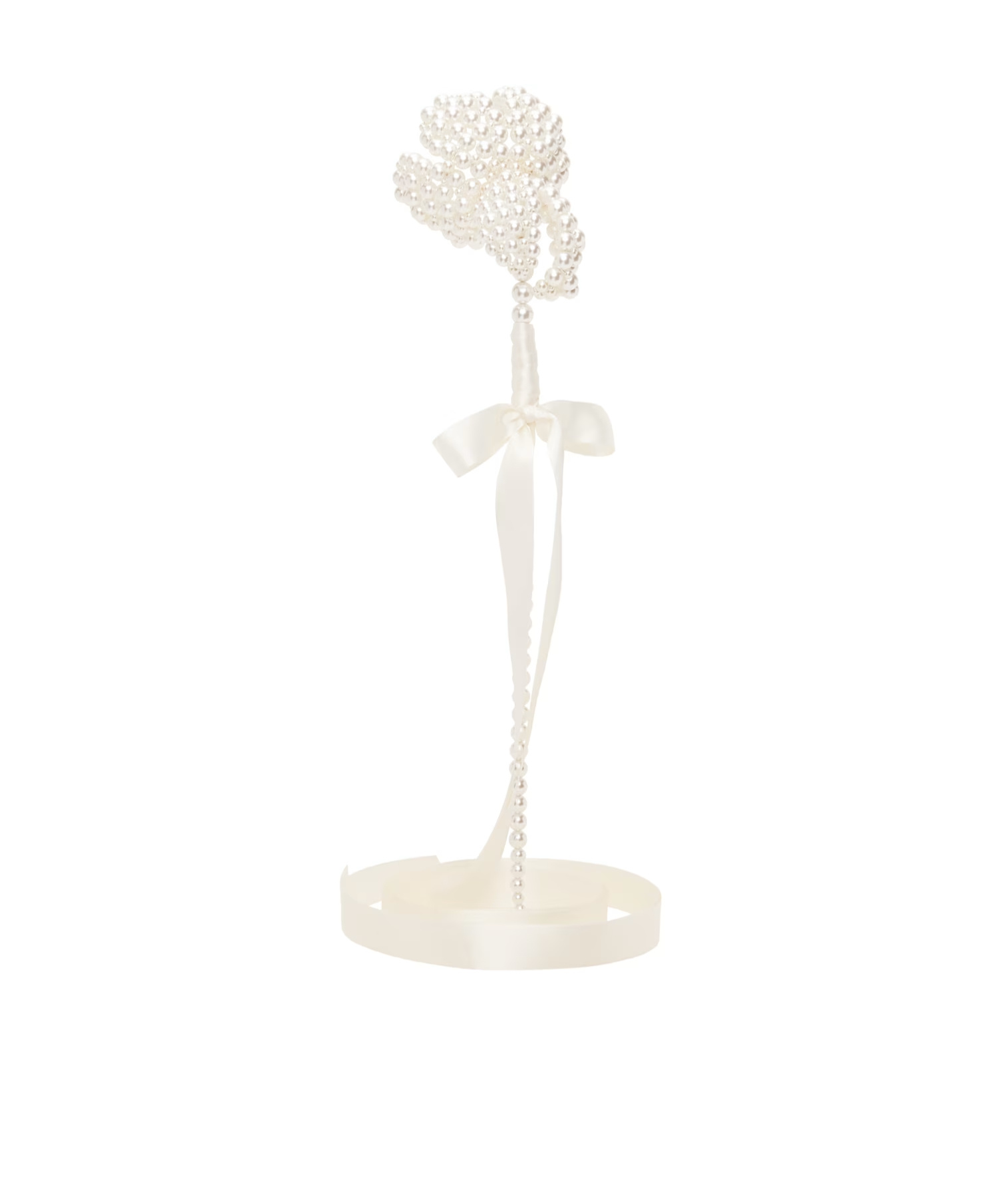Simone Rocha Beaded Large Flower Bag Decoration In White