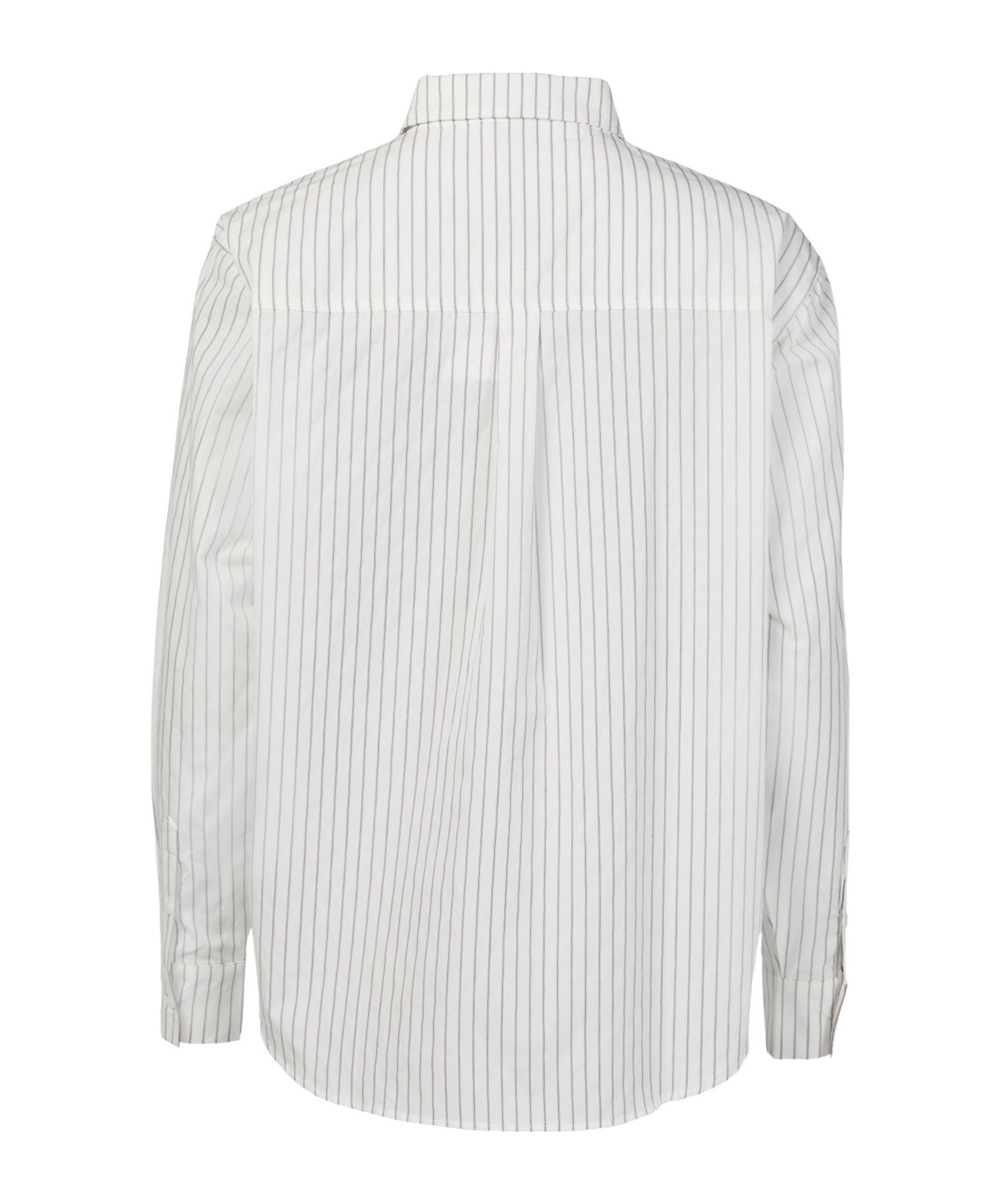 Shop Anine Bing Long Sleeve Shirt In White