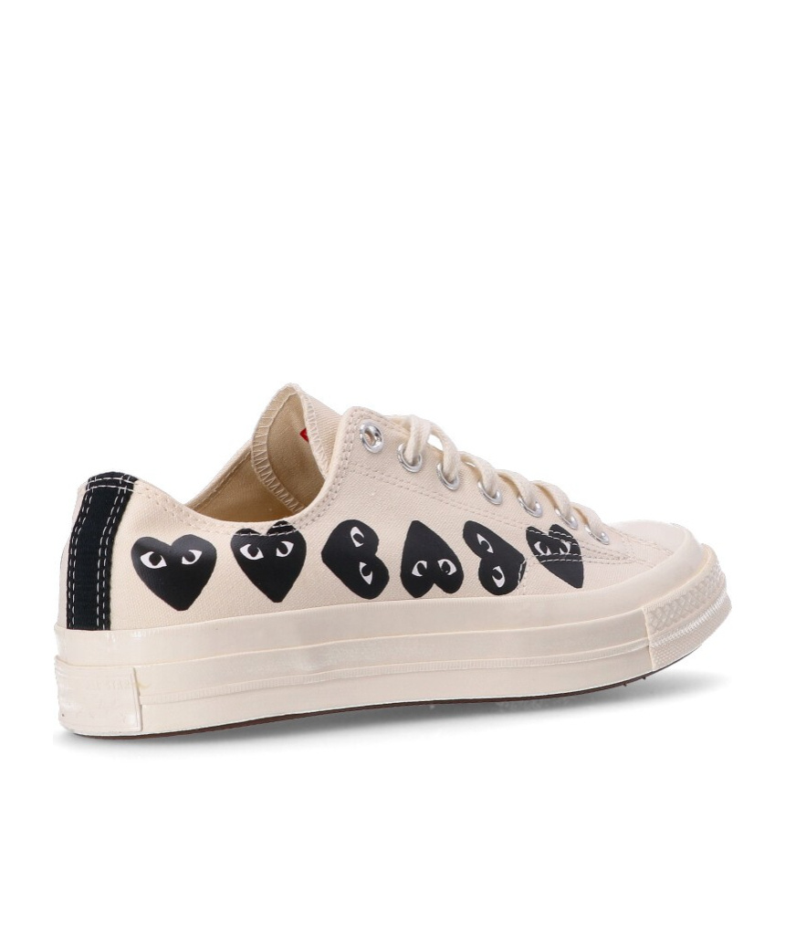 Comme Des Garçons Play Chuck 70 Multi Heart Sneakers In Pink