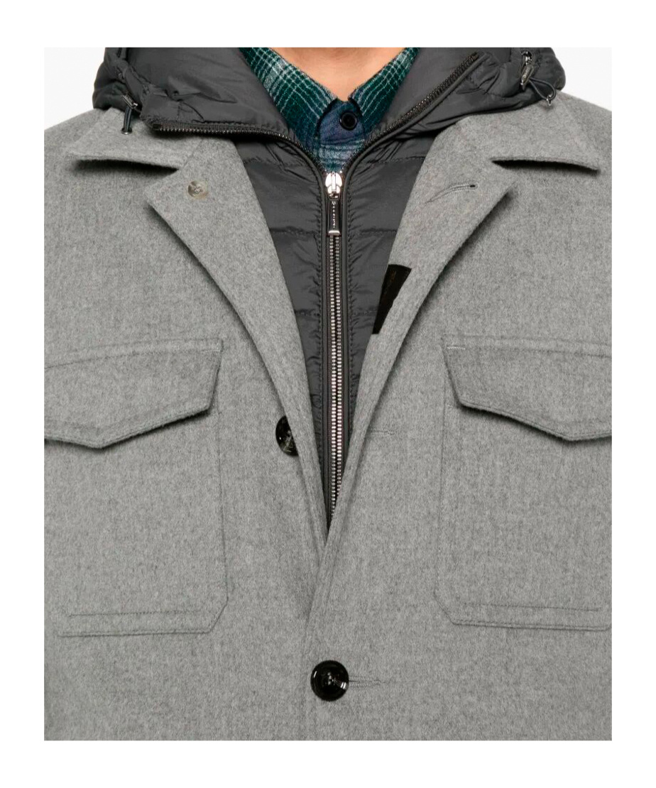 Moorer Monti Hooded Jacket In Multi