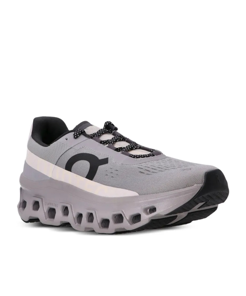 On Running Cloudmonster Sneakers In Mist Grey