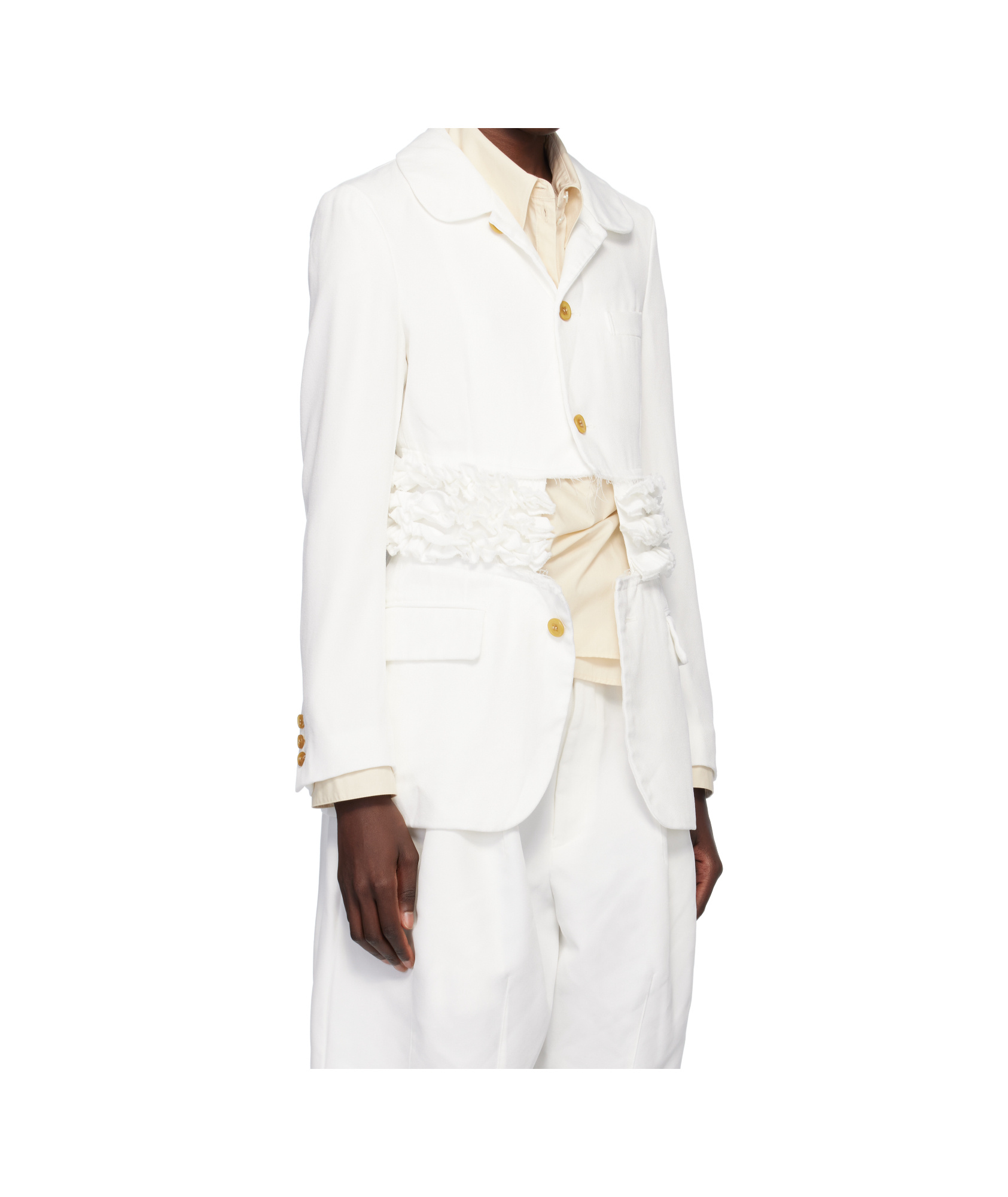 COMME DES GARÇONS LONG-SLEEVED SUIT JACKET 