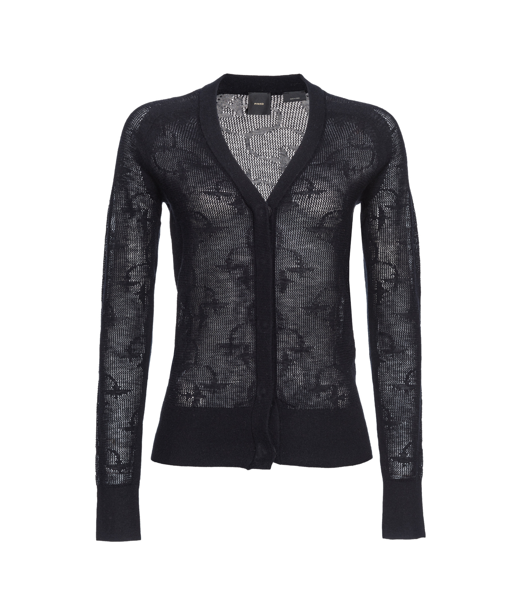 Pinko Zuccheraggio Cardigan In Black