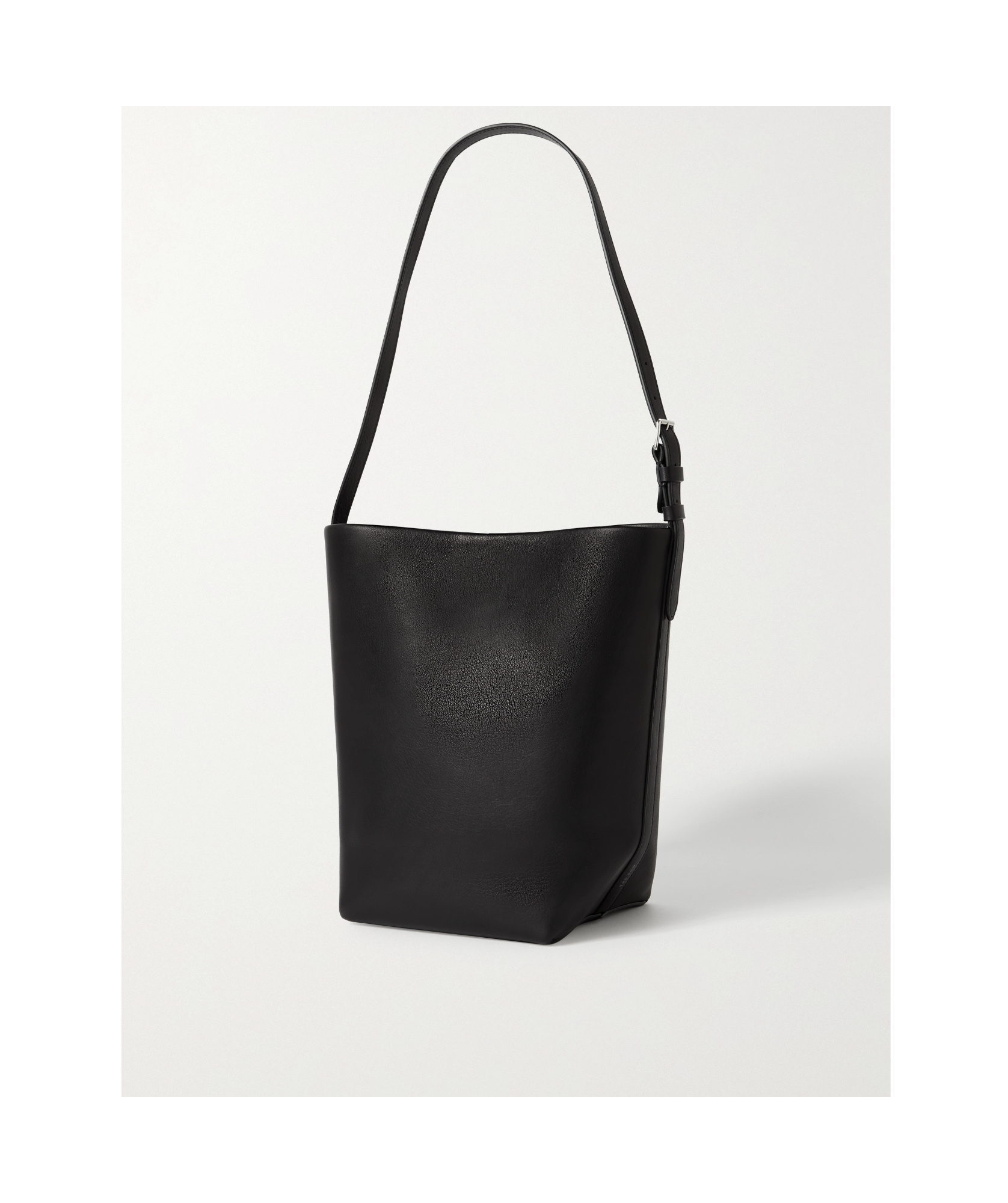 The Row N/s Park Medium Texture Handbag In Black