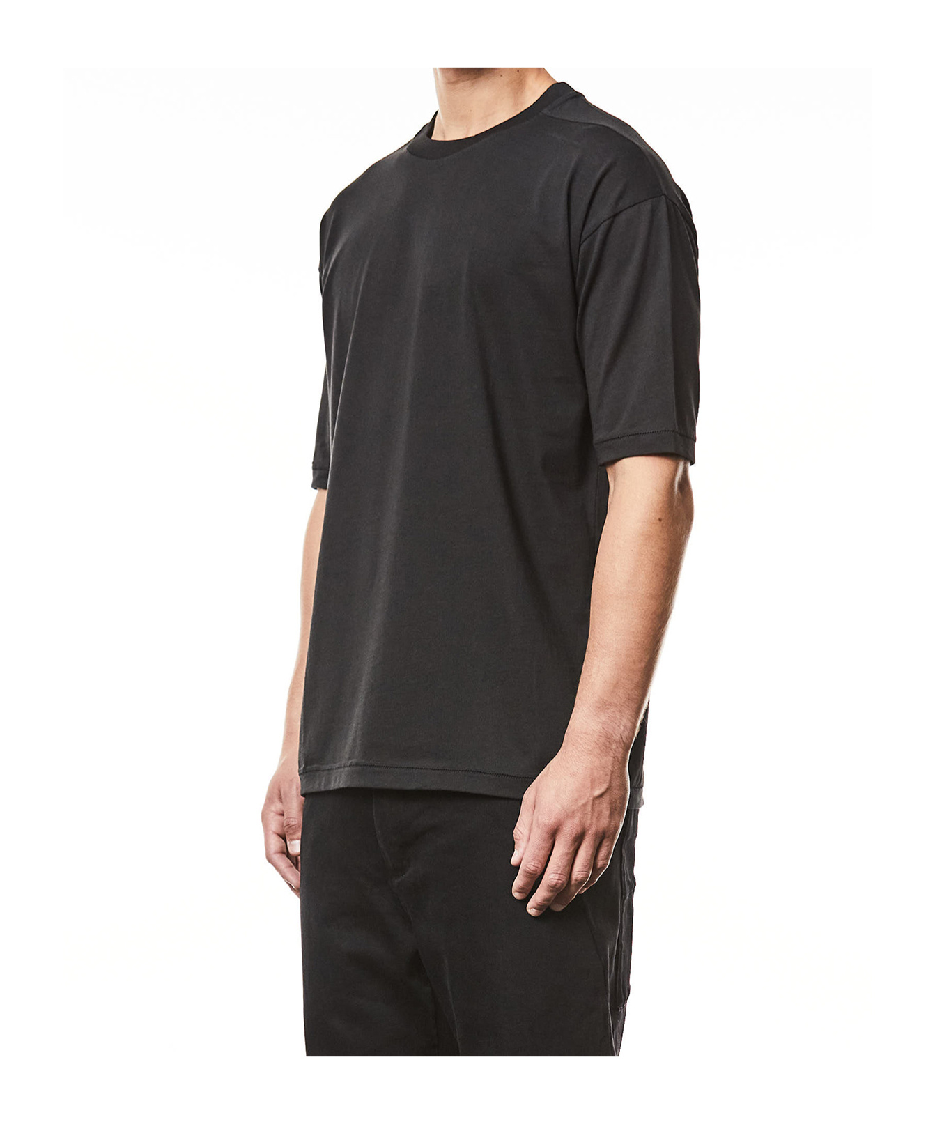 Thom Krom Slim Fit Cotton-modal Stretch Jersey T-shirt In Black