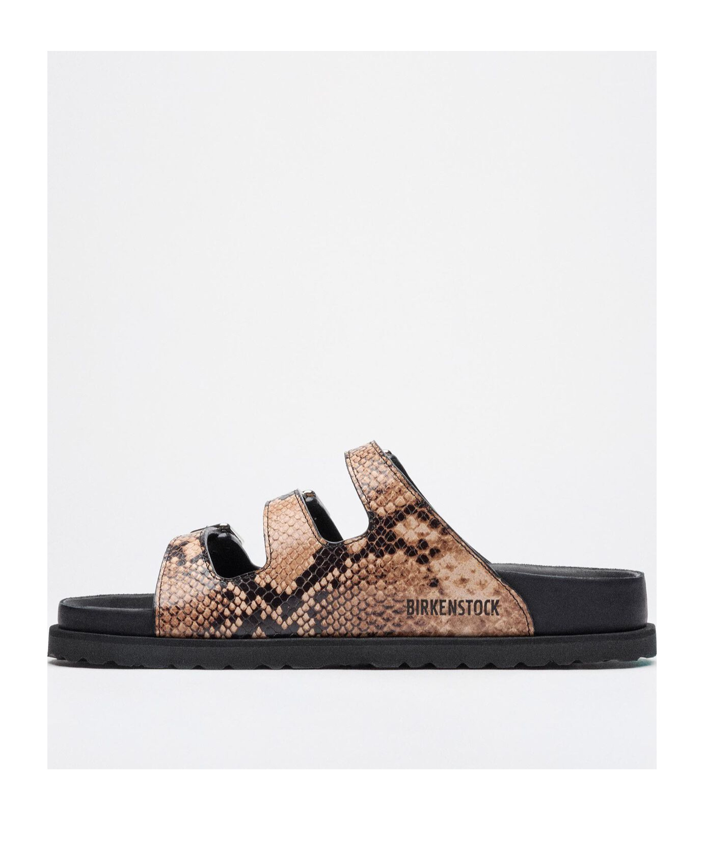 Shop Birkenstock Florida Slides In Black