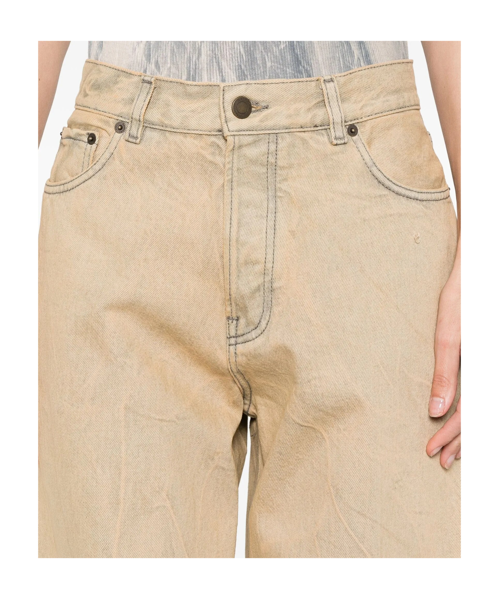 Haikure Bethany Jeans In Nude