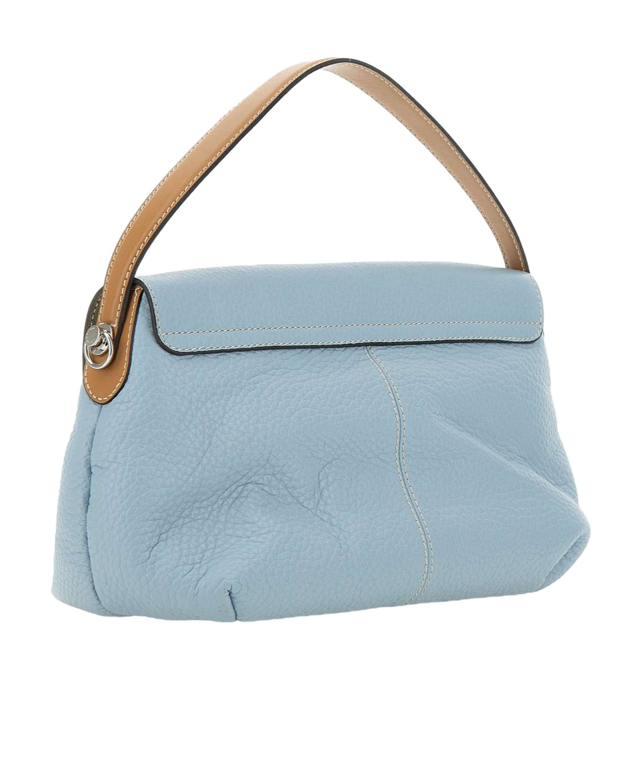 Gianni Chiarini Alessandra Foldover-top Tote Bag In Blue