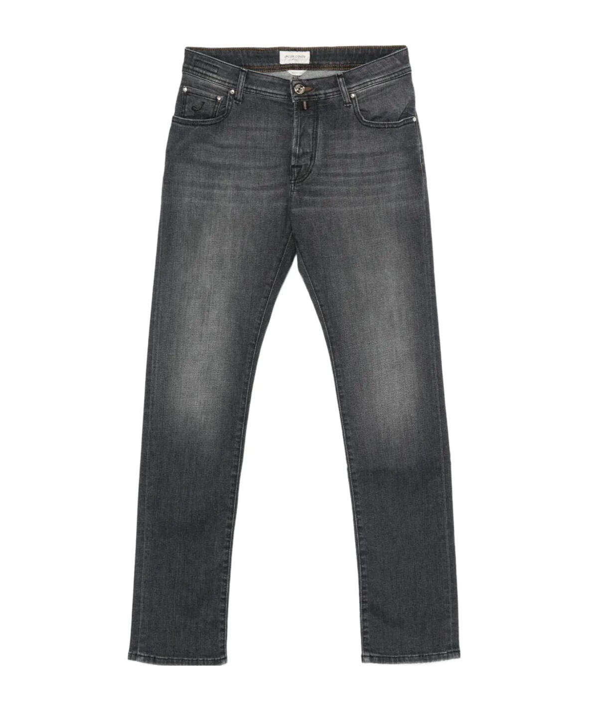 Jacob Cohen Button-fly Jeans In Black