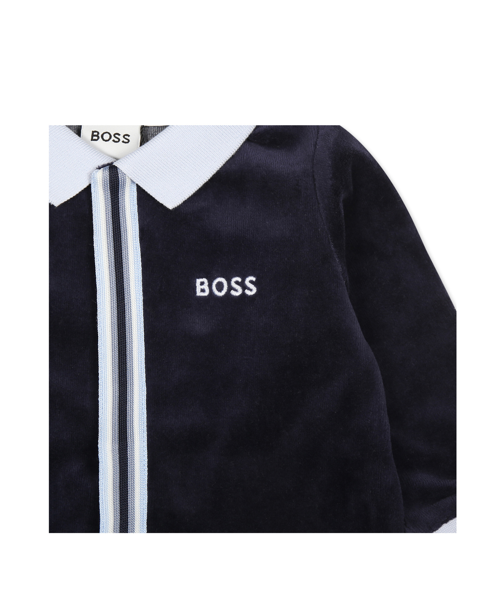Hugo Boss Long-sleeved Jumpsuit In Black