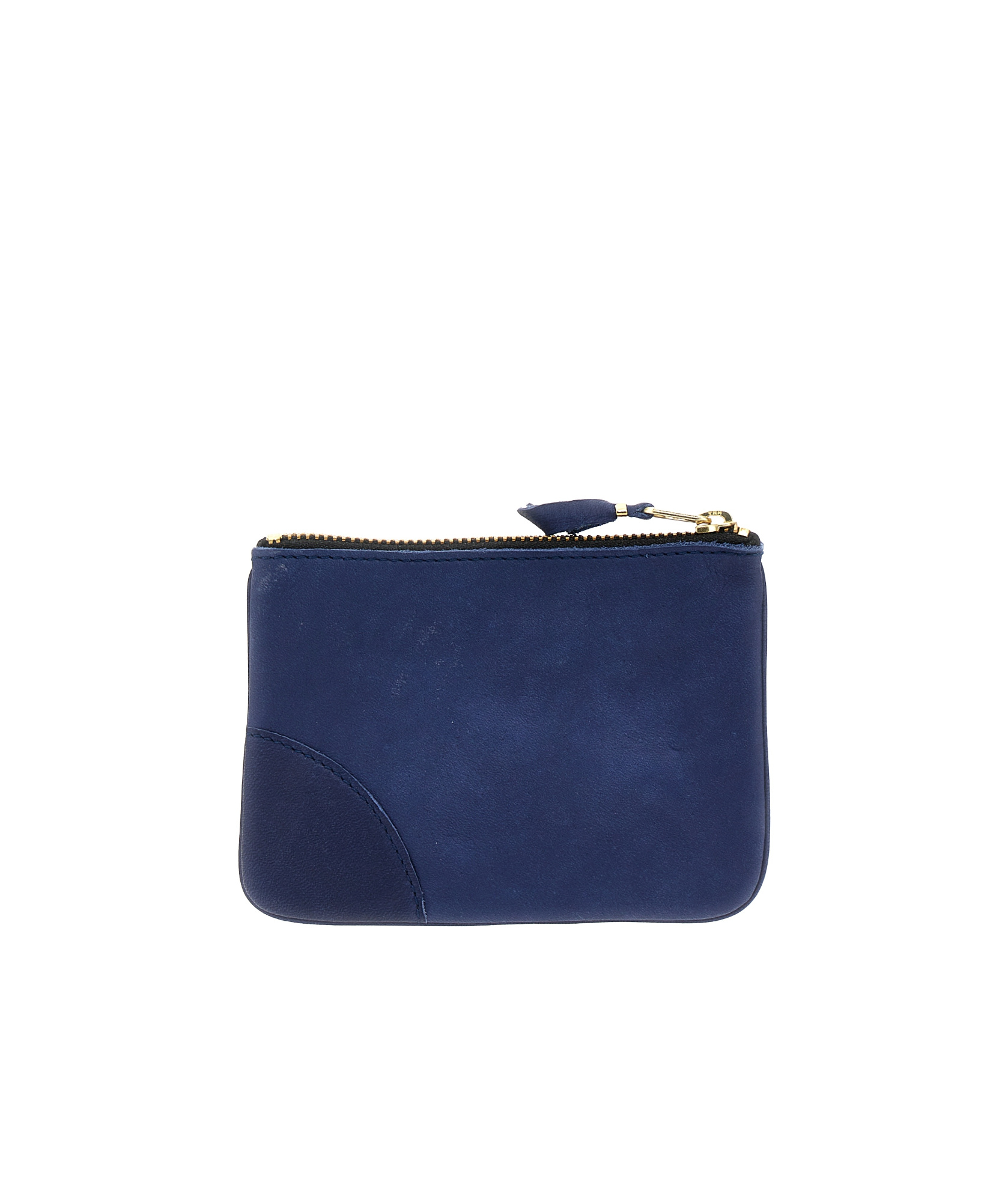 Comme Des Garçons Zipper Wallet In Blue