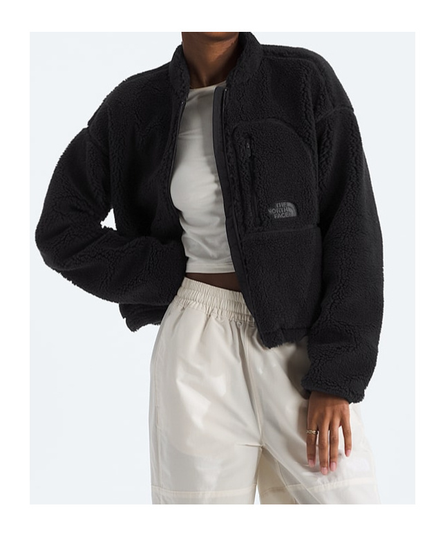 The North Face Full Zipper Jacket In Black