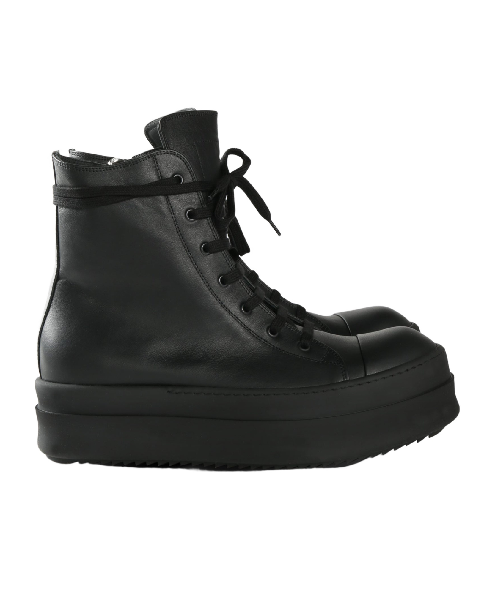 Rick Owens Black Mega Bumper Sneakers In Black