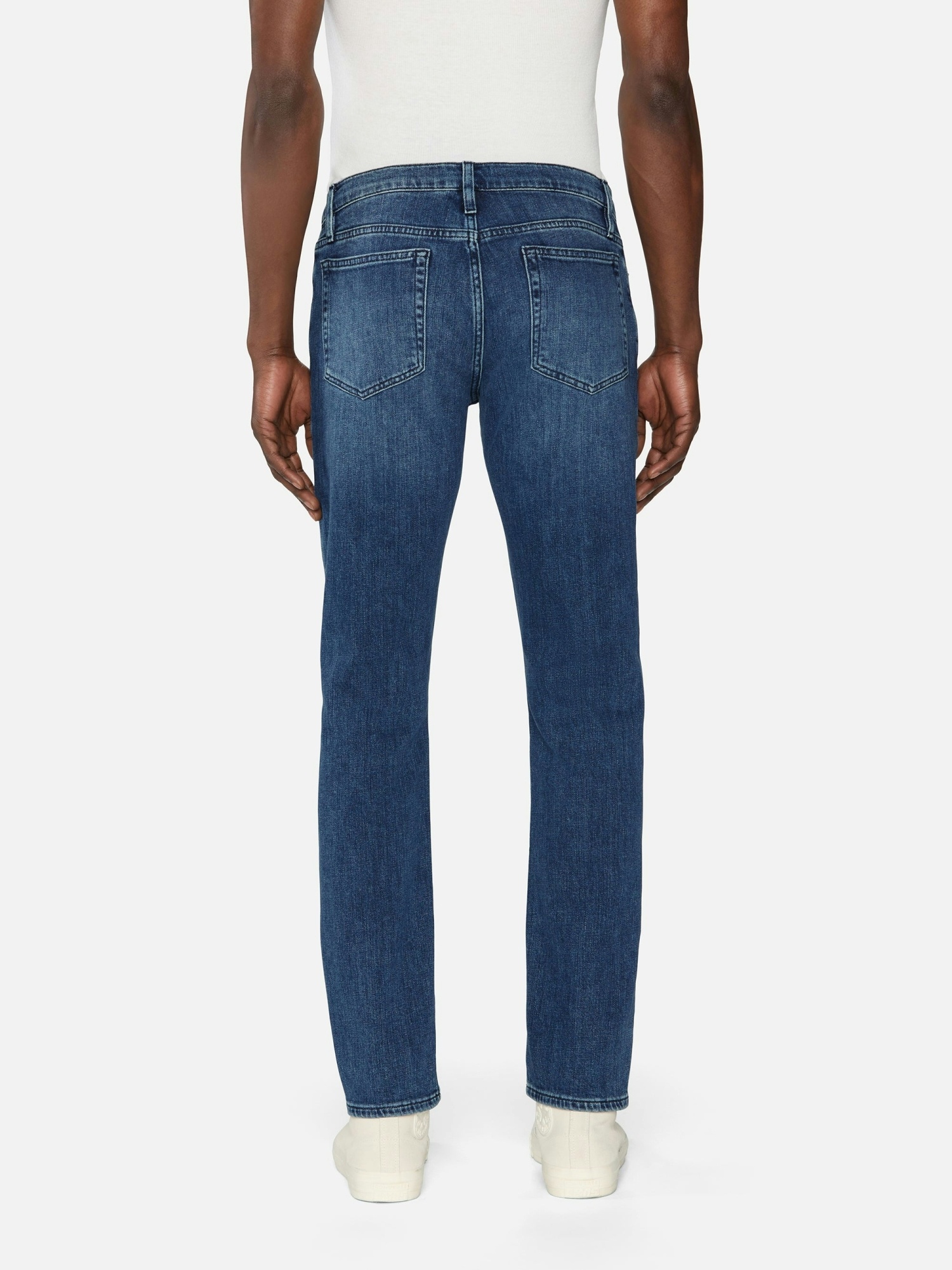 Frame Slim Fit Jeans In Blue