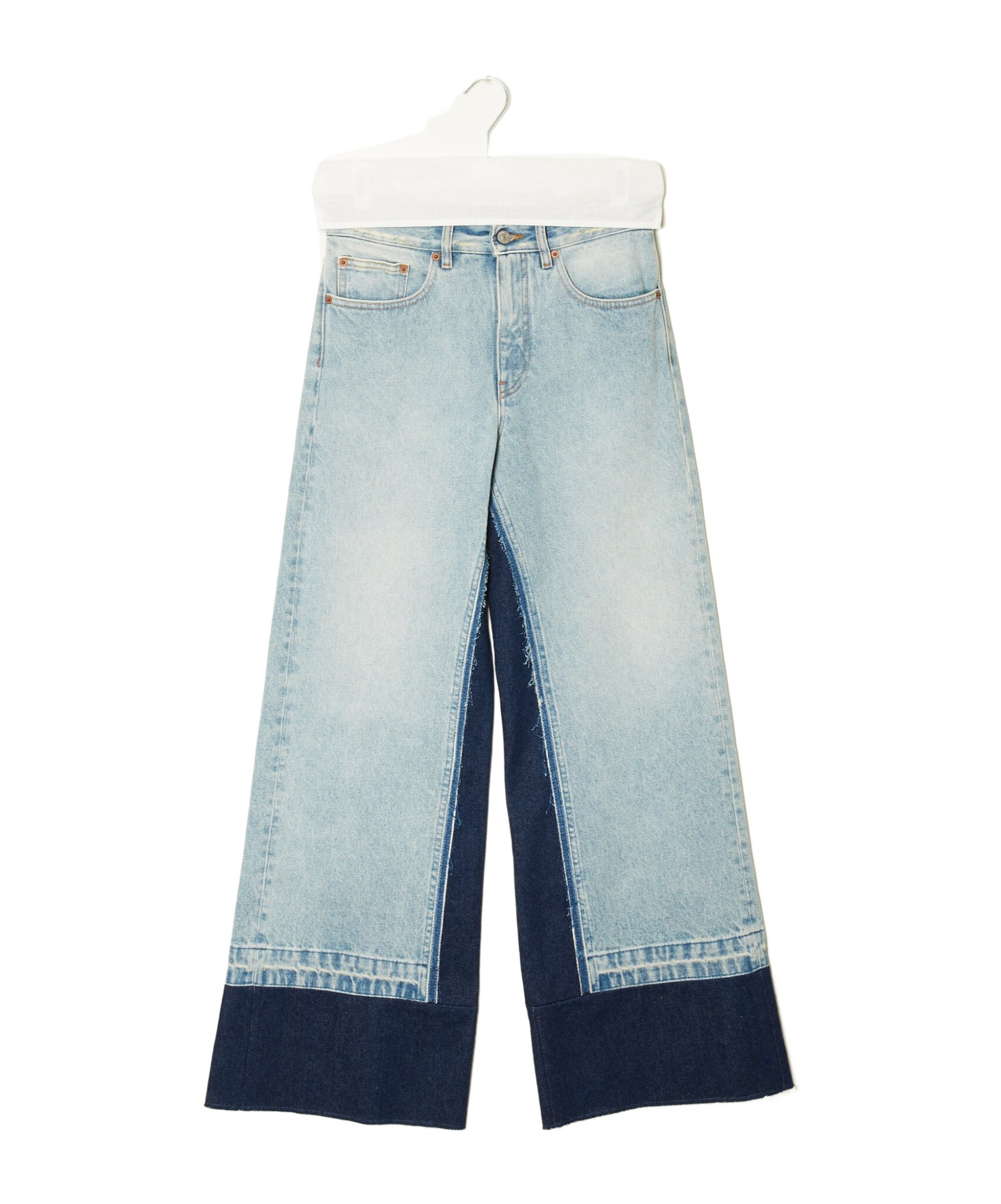 Shop Mm6 Maison Margiela Single-stitch Jeans In Multicolor