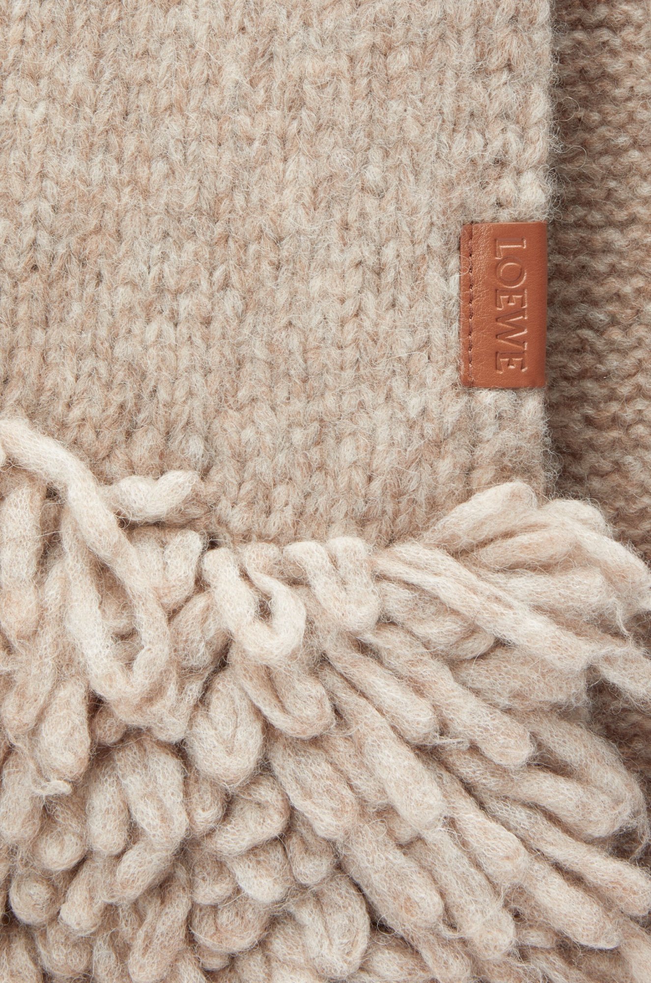 LOEWE SCARF IN ALPACA BLEND