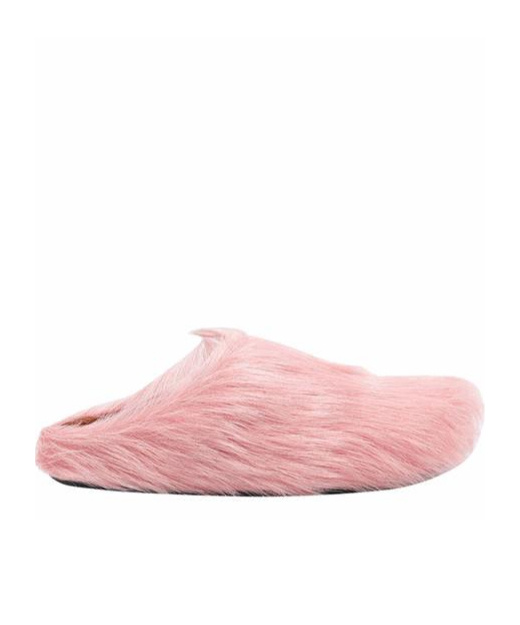 Marni Ssense Exclusive Pink Fussbett Sabot Loafers In Pink