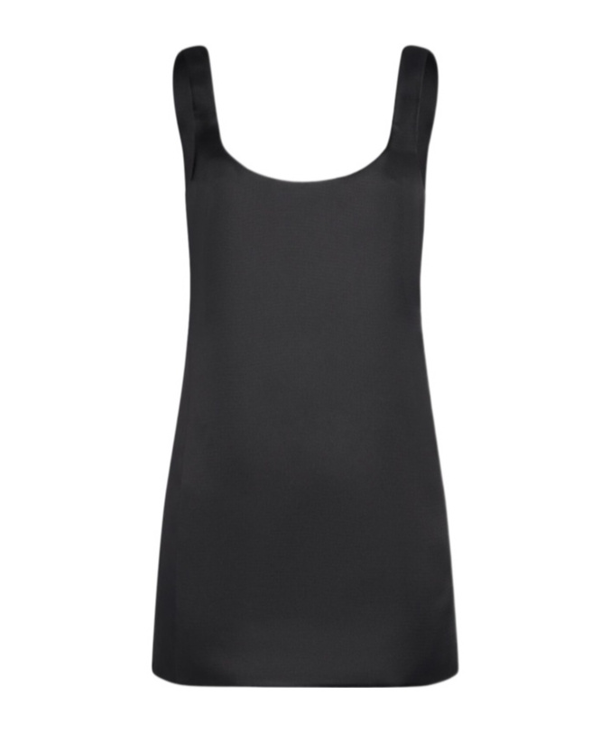 Khaite Pranta Silk Satin Mini Dress
