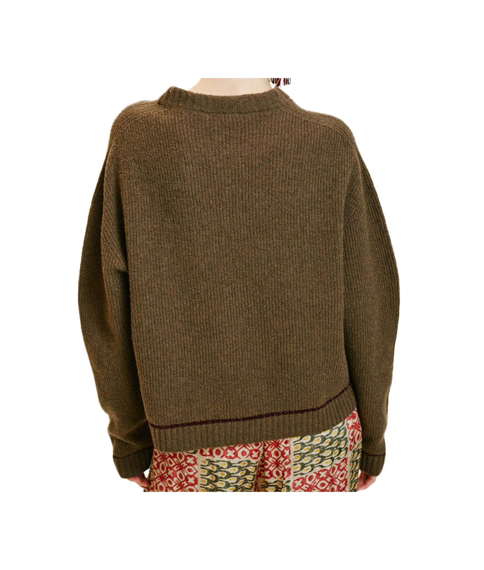 Momoní Crewneck Sweater In Brown
