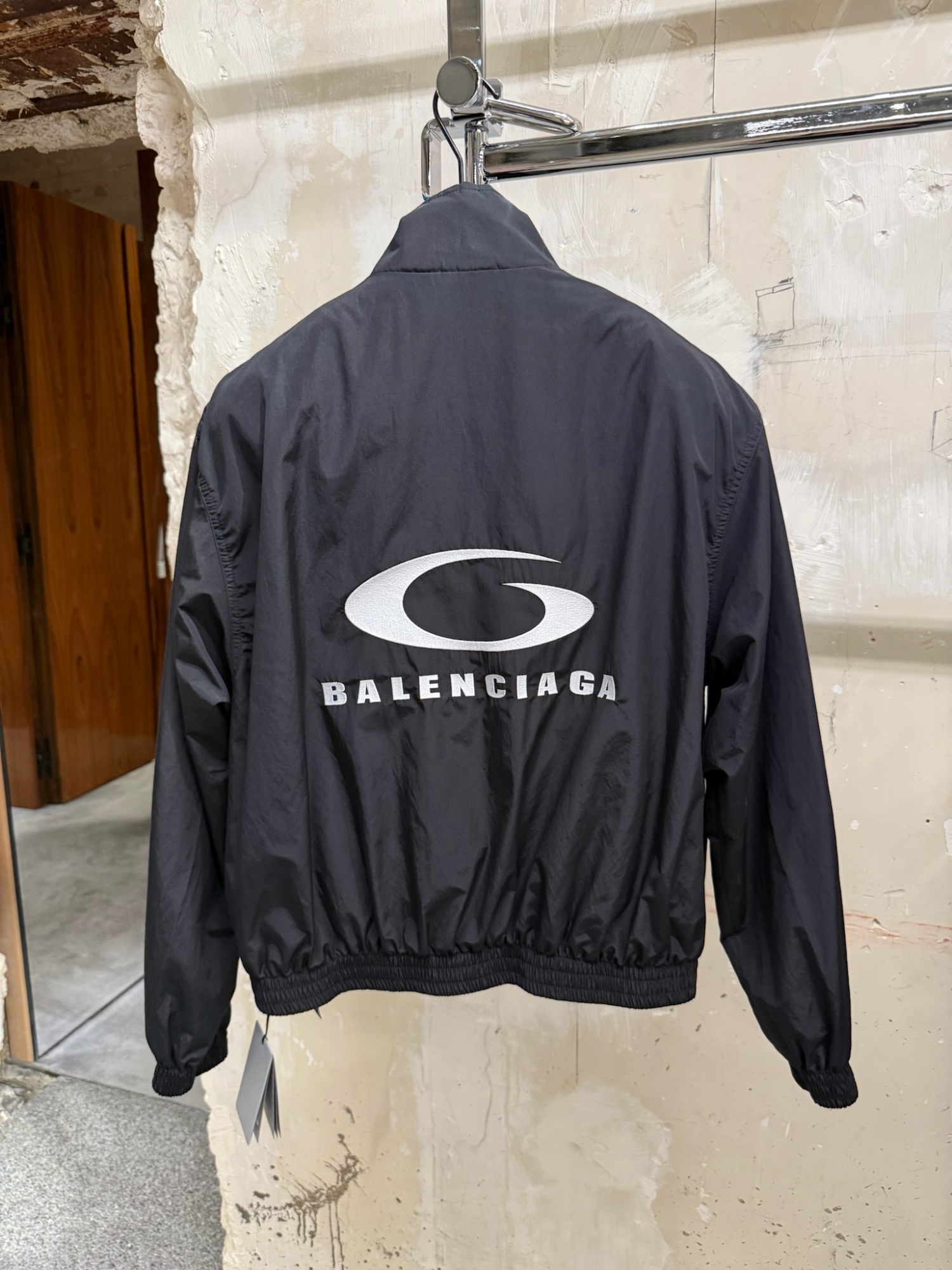 Balenciaga Tracksuit Jacket In Black
