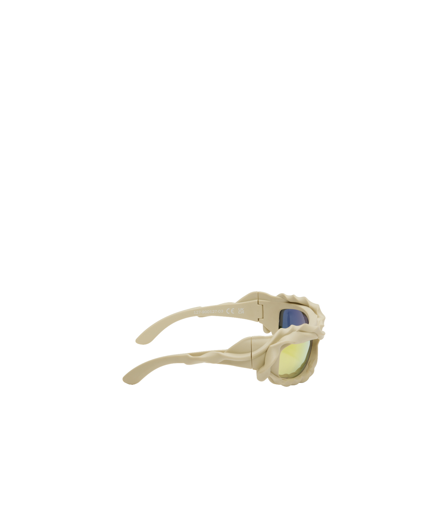 Ottolinger Beige Twisted Sunglasses In Beige
