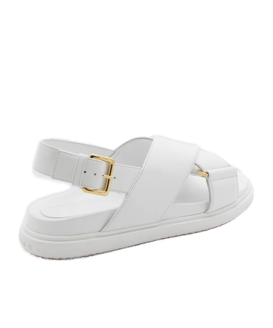 Marni Fussbett Sandals In White