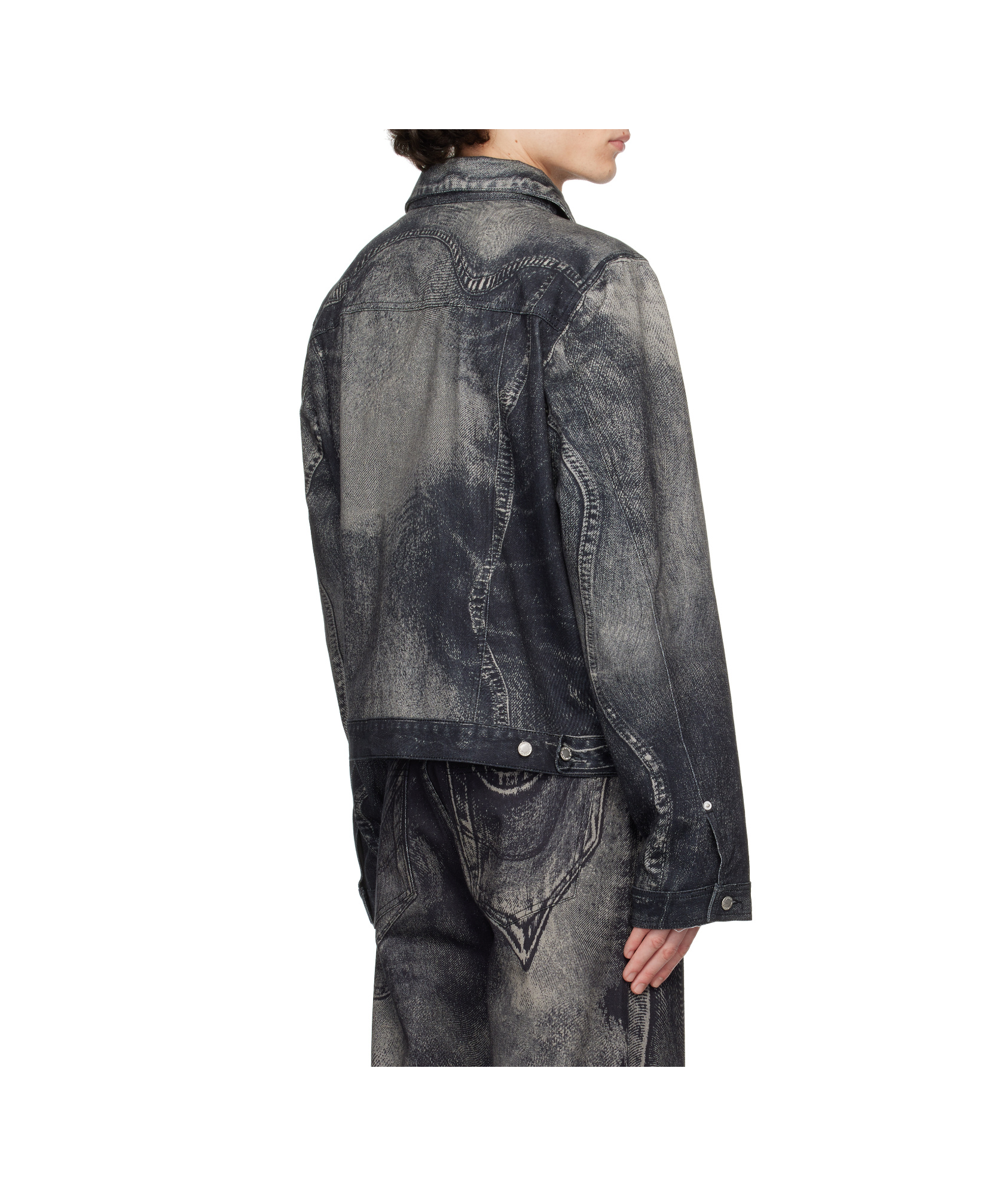 Camperlab Twist Print Denim Jacket