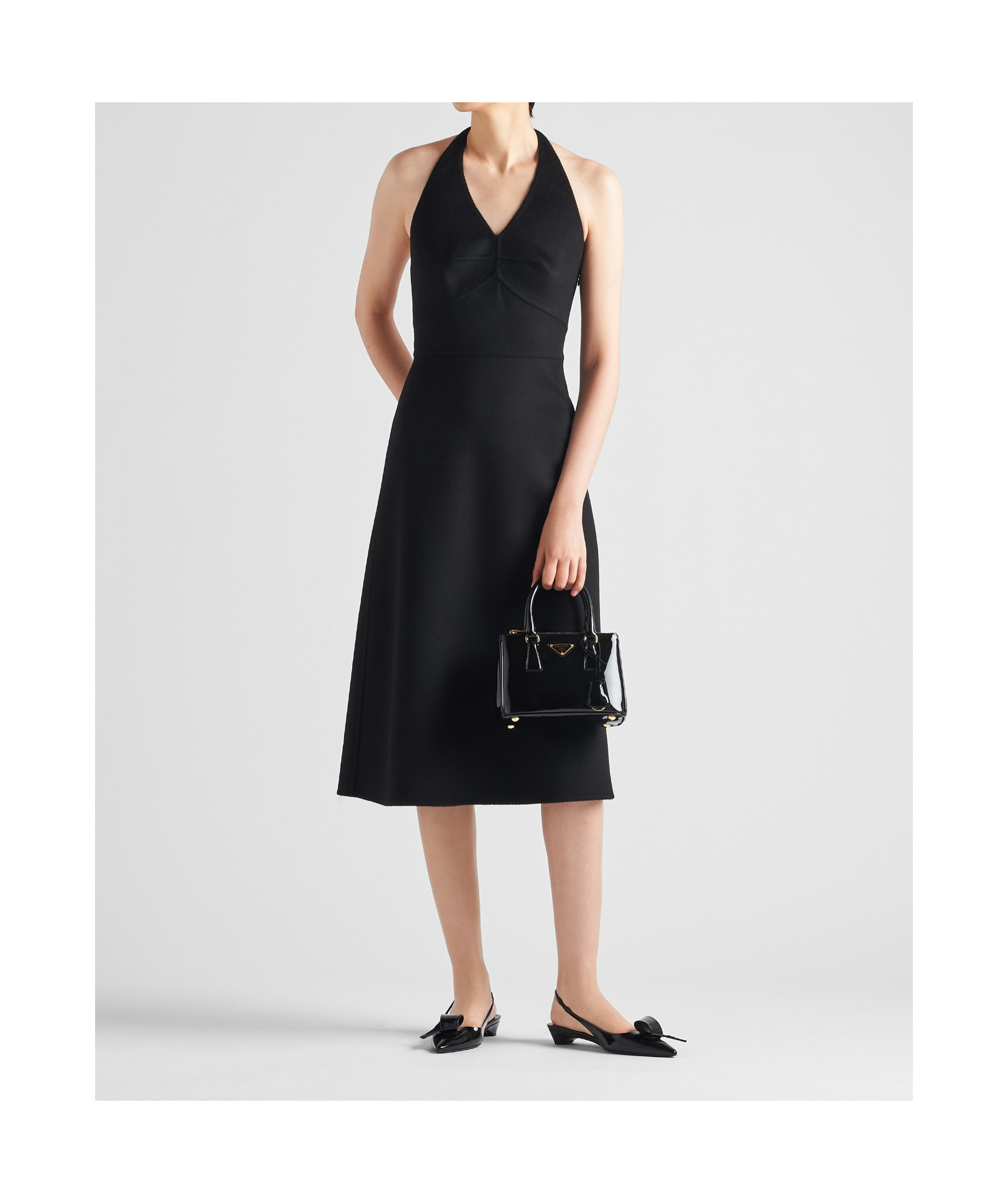Prada Sac À Main En Cuir In Black