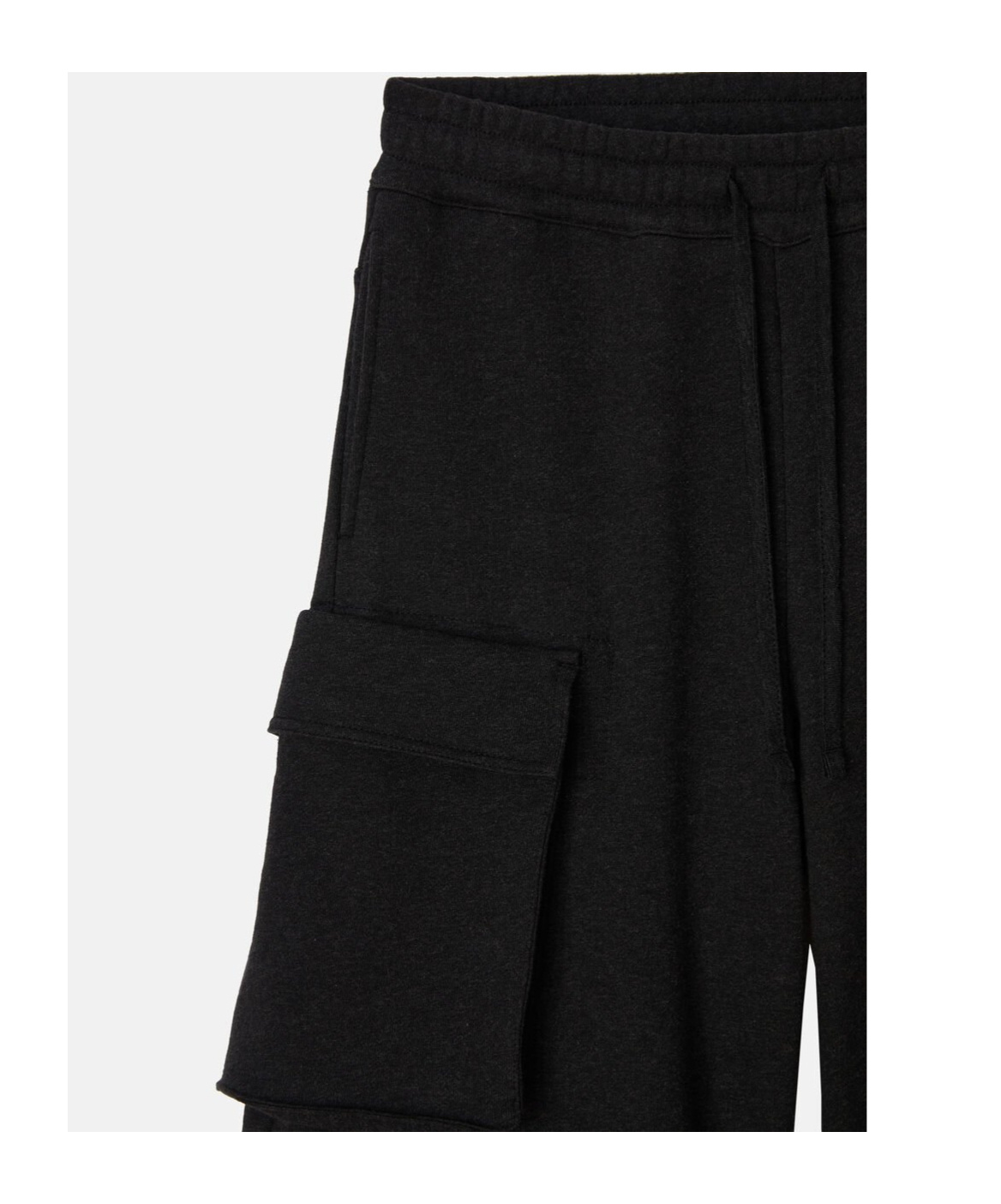 Shop Attico Elastic Waist Casual Pants In Black