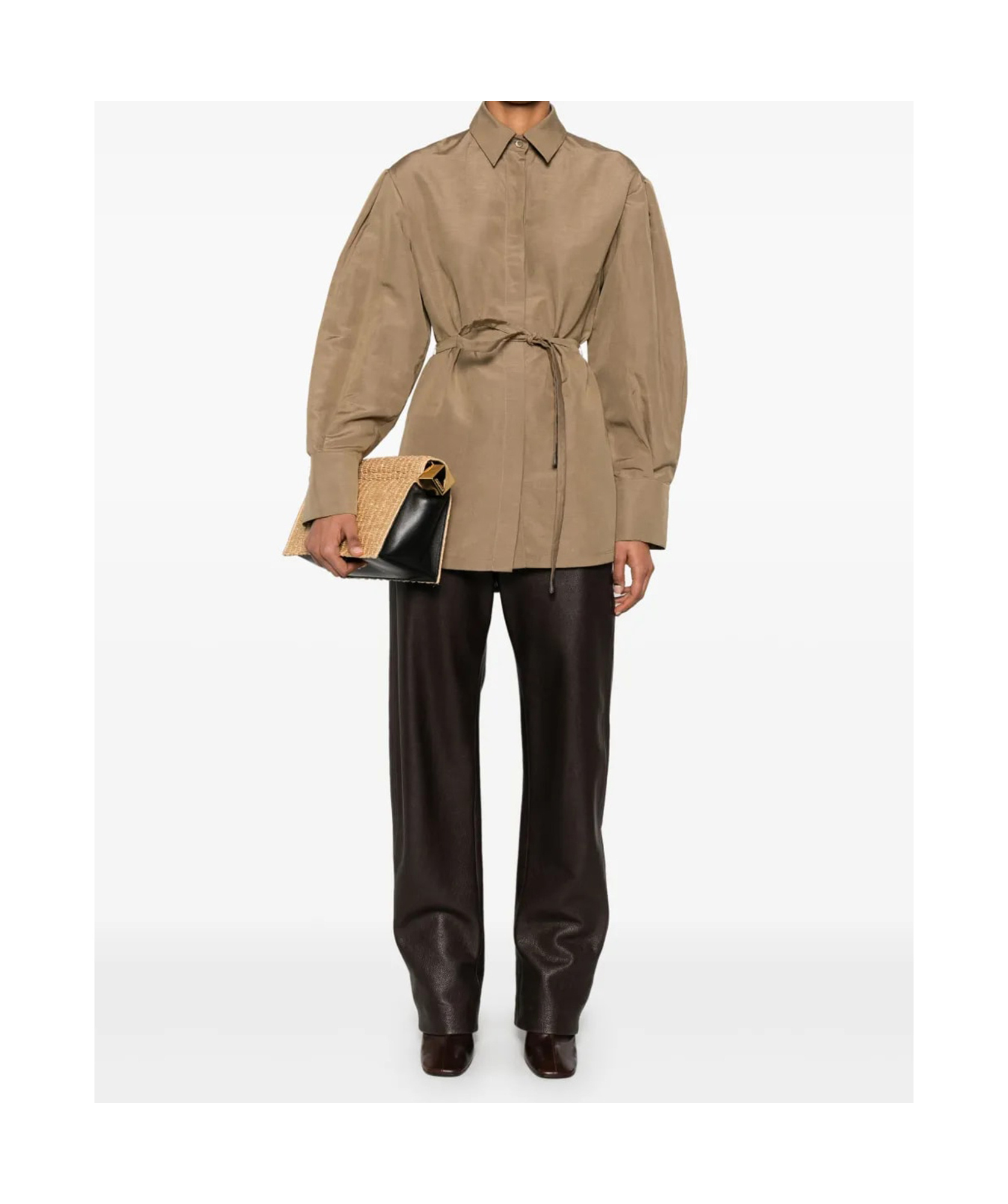Max Mara Long Sleeve Casual Jacket In Nude