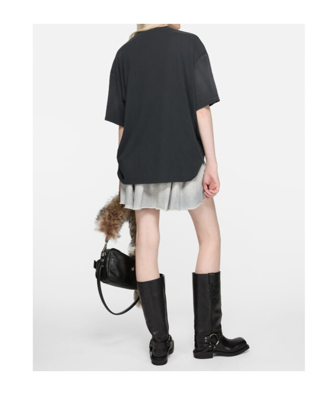 Acne Studios Short Sleeve T-shirtt In Black