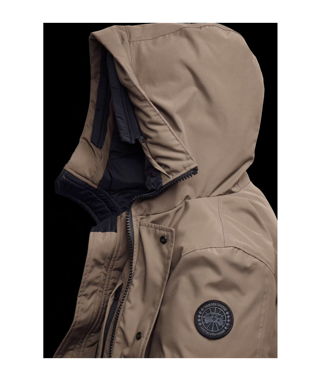 Canada Goose Langford Parka Black Label In Brown