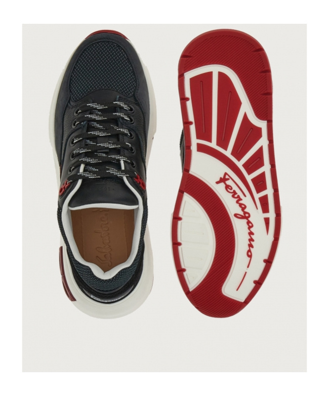 Ferragamo Logo Lace-up Sneakers