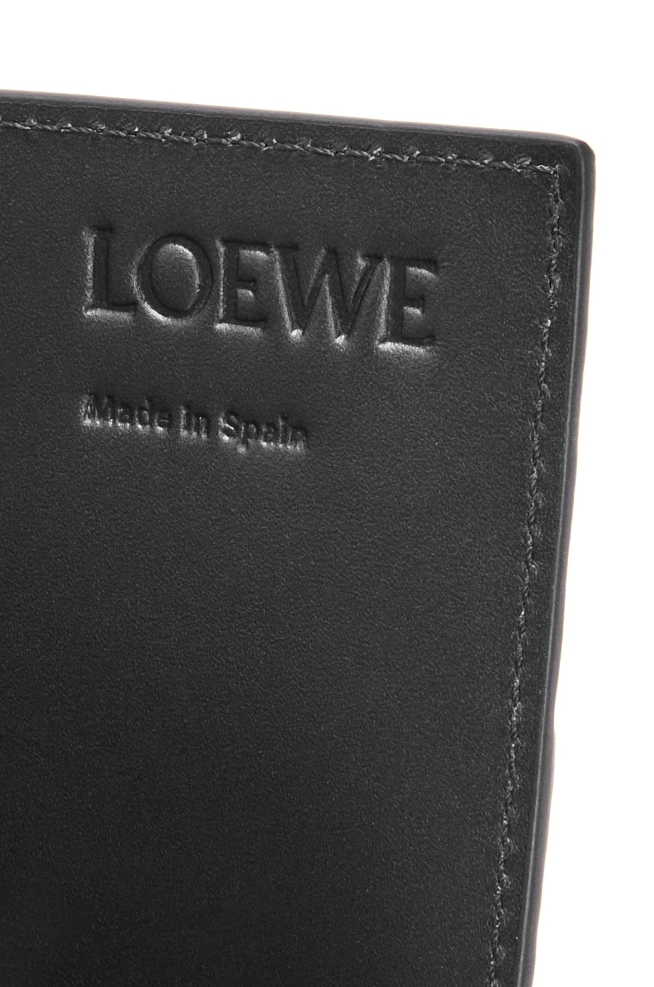 Loewe Open Cardholder Stamped In Black