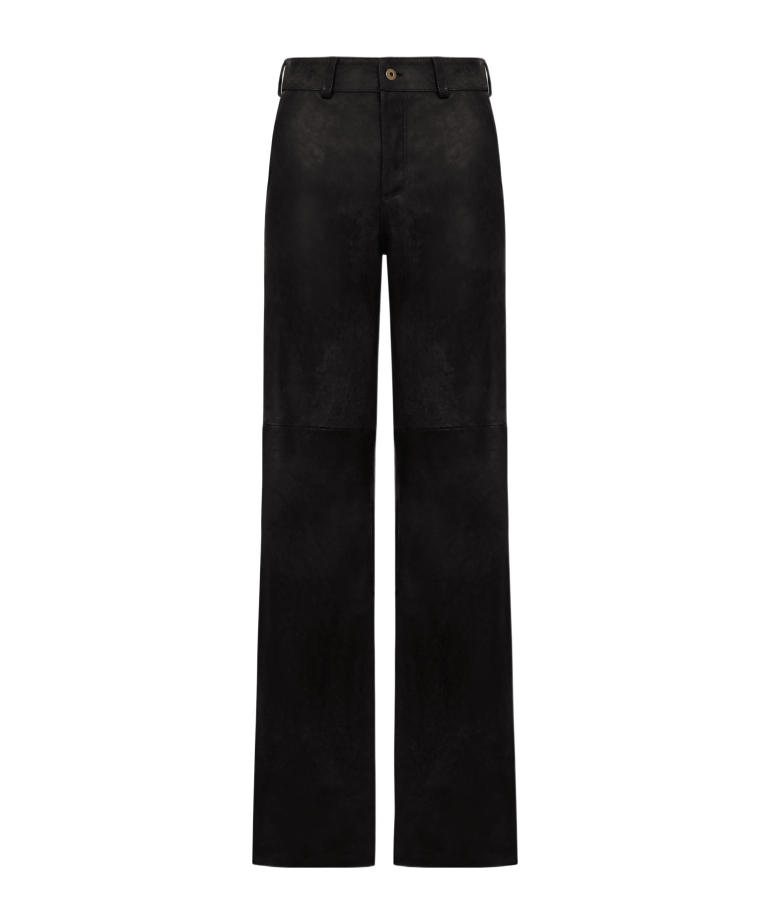 Salvatore Santoro Panelled Leather Trousers In Black