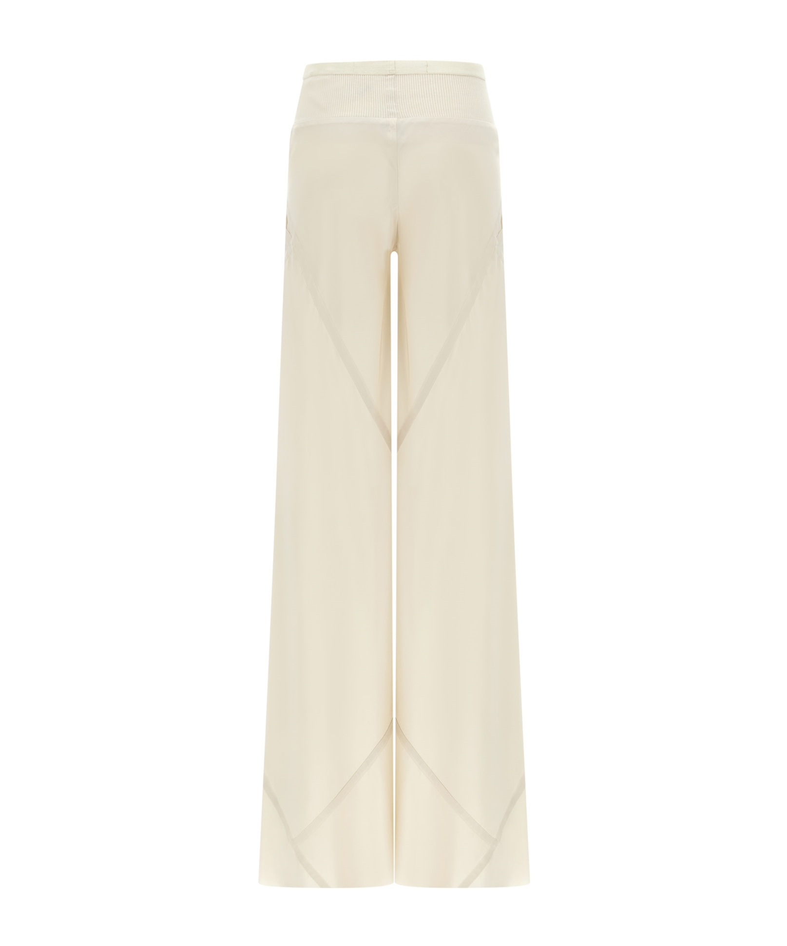 Shop Rick Owens Bias Trousers In Nude