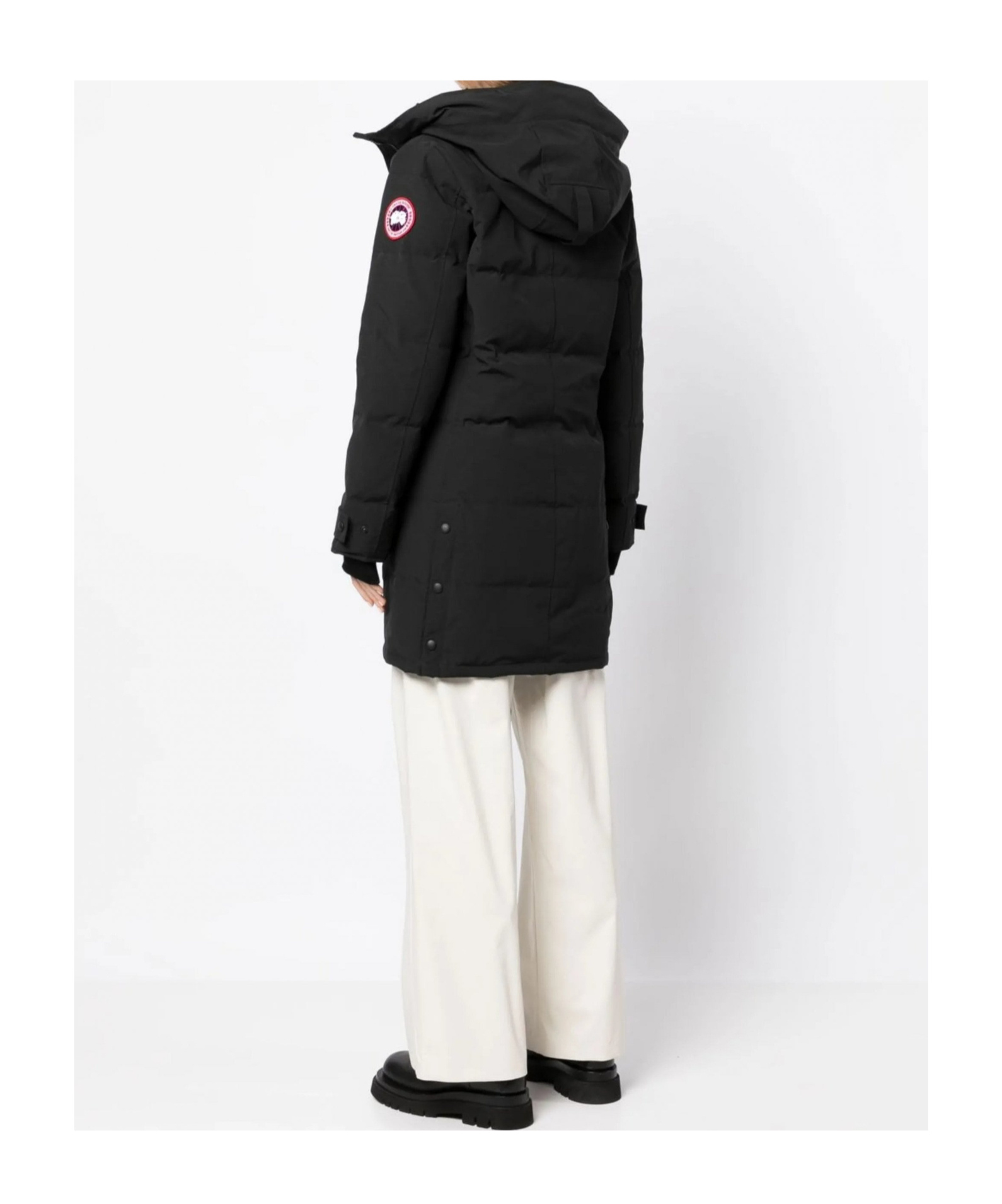 Canada Goose Shelburne Hooded Arctic-tech Parka In Black
