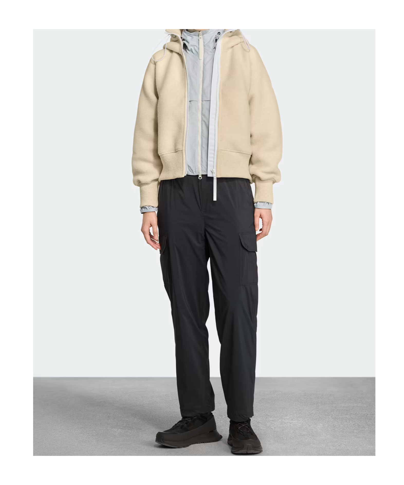 Canada Goose Chilliwack Bomber Kind Fleece Humanature In Linen