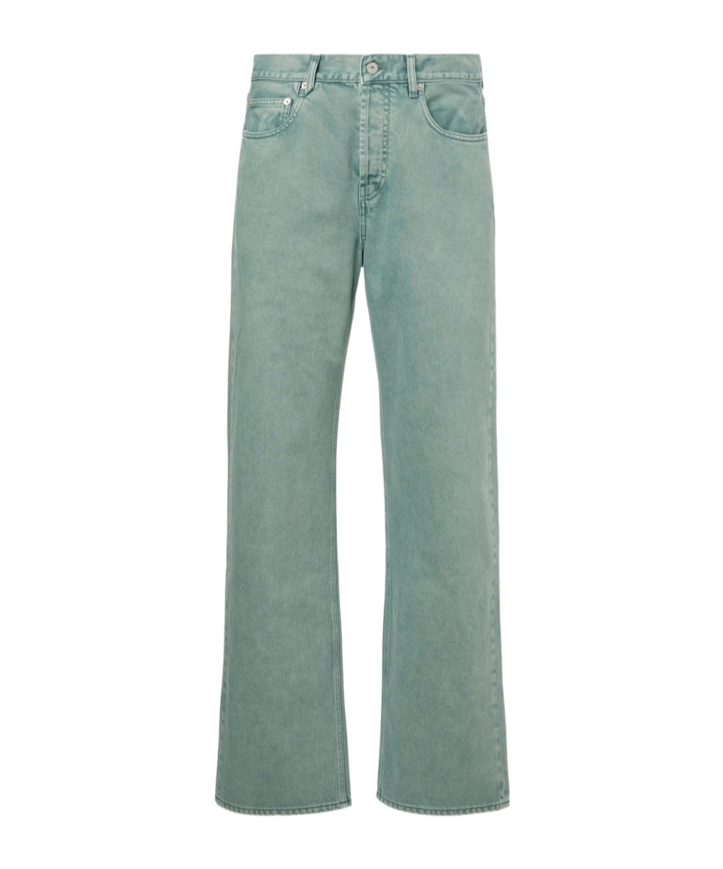 Jacquemus Straight Jeans In Green