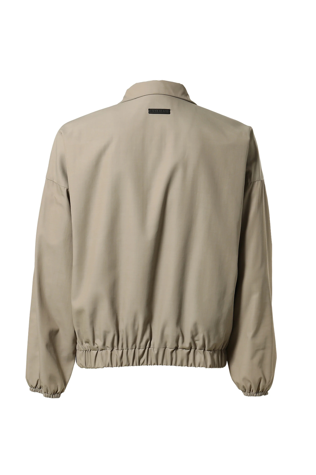 Fear Of God High Collar Long Sleeve Casual Jacket In Brown