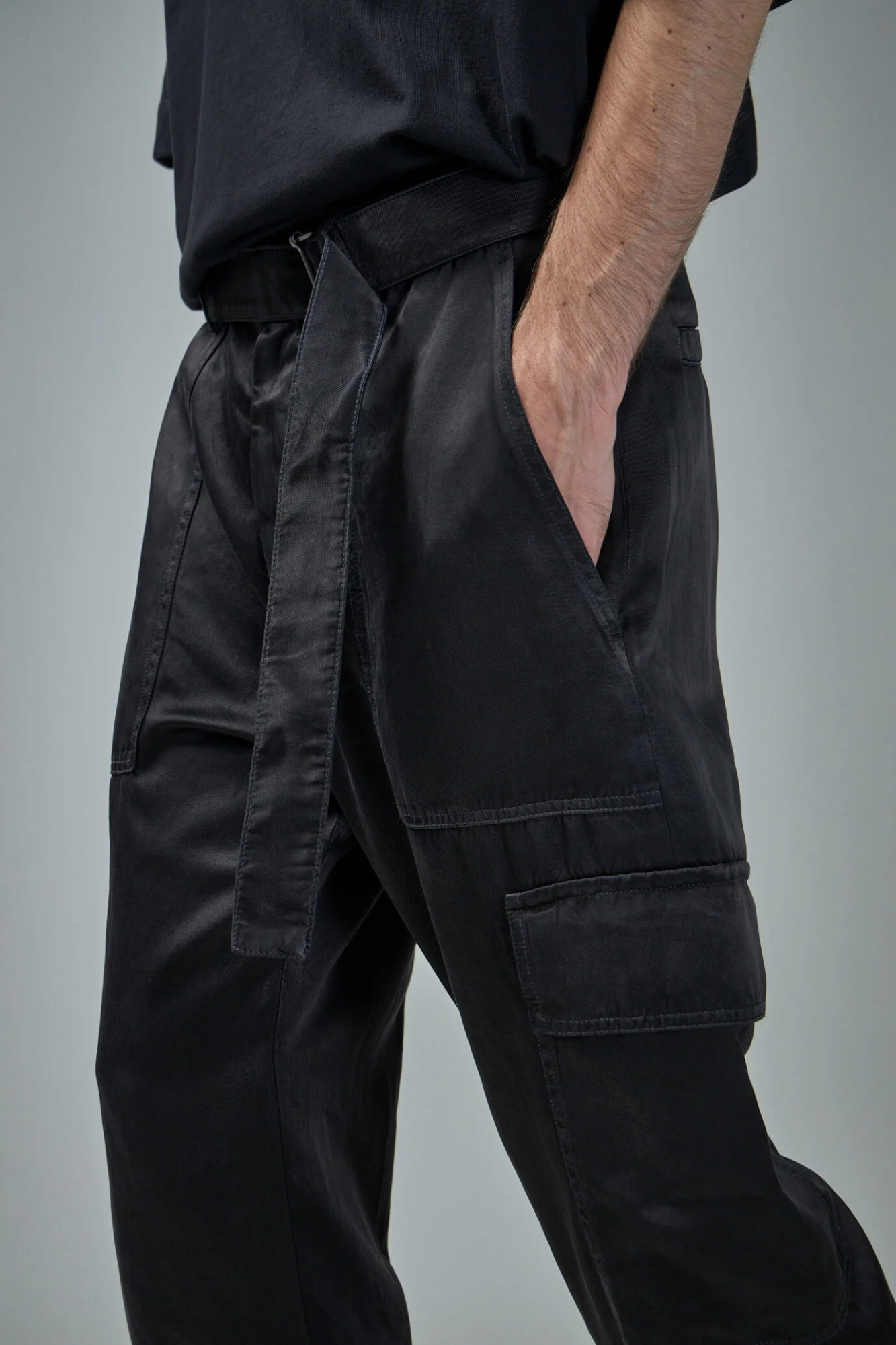 Dries Van Noten Belted Overalls In Black