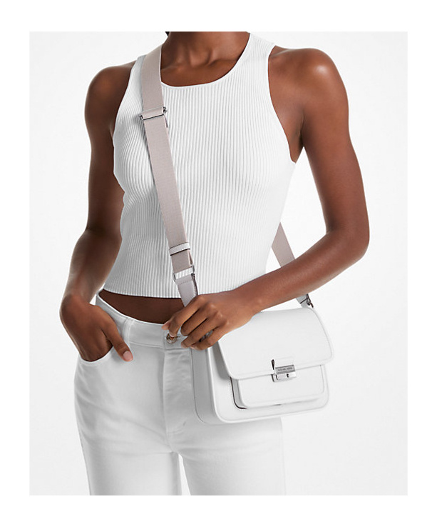 Michael Kors Bradshaw Medium Leather Messenger Bag
