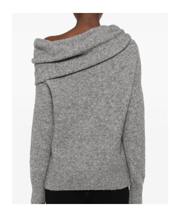 Giuseppe Di Morabito Off-the-shoulder Sweater In Gray
