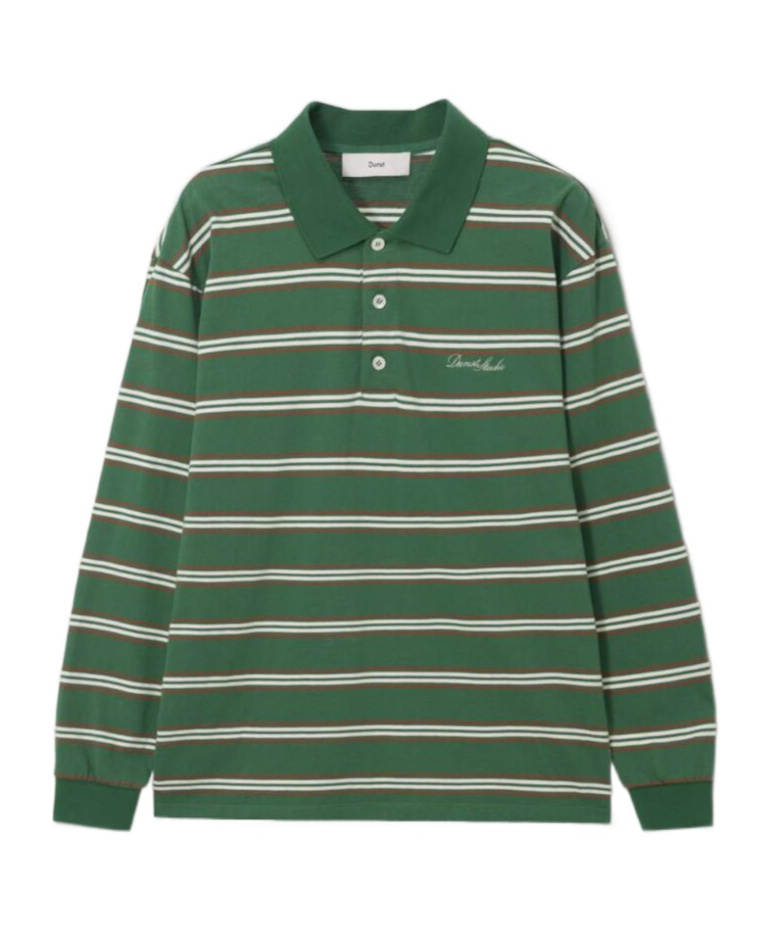 Dunst Unisex Multi Stripe T-shirt In Green