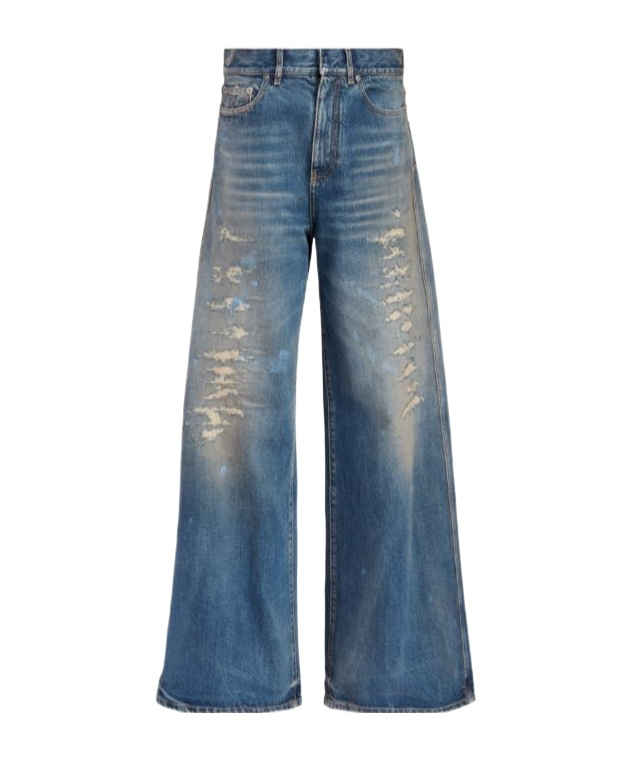 Dior Denim Pants Clothing In Blue