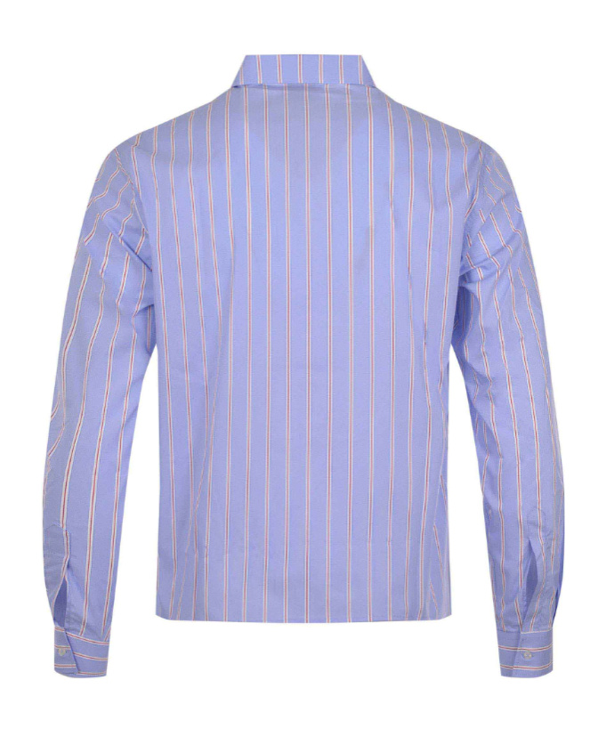 Family First Shirt In  Cotton In Blue