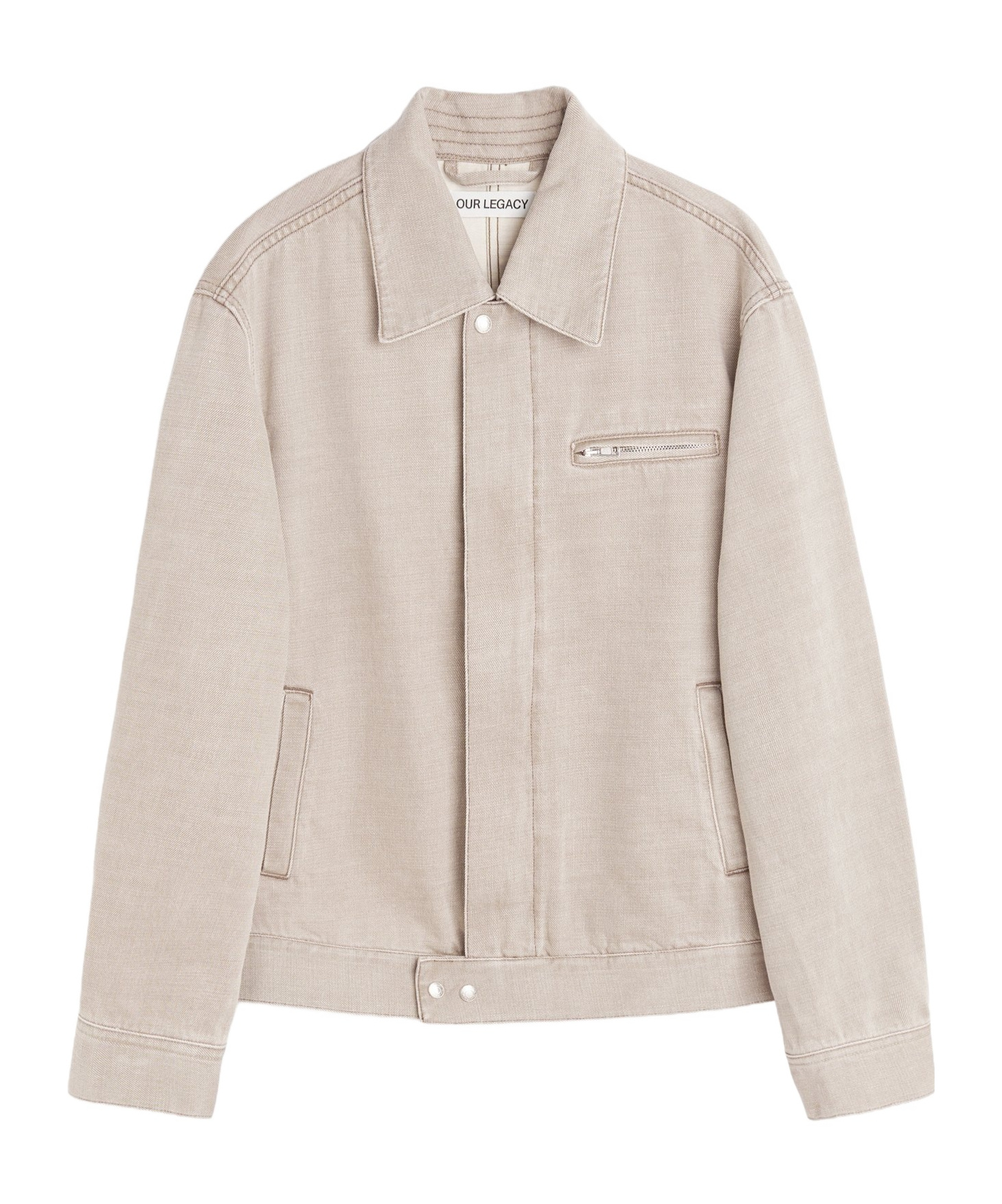 Our Legacy Collared Zipper Pocket Side Pockets Jacket