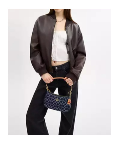 COACH TERI'S ICONIC DENIM SHOULDER BAG