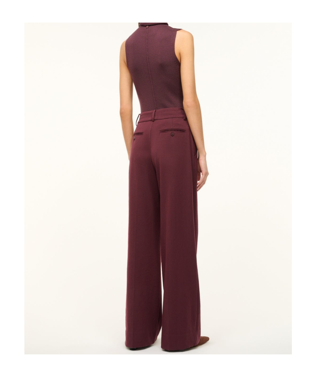 STAUD STAUD PRINCE SUITING TAILORED TROUSERS